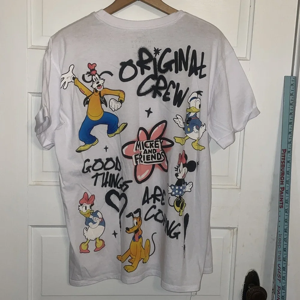 Mickey‎ And Friends Disney Licensed Tshirt Sz XL(15-17) Embroidered
